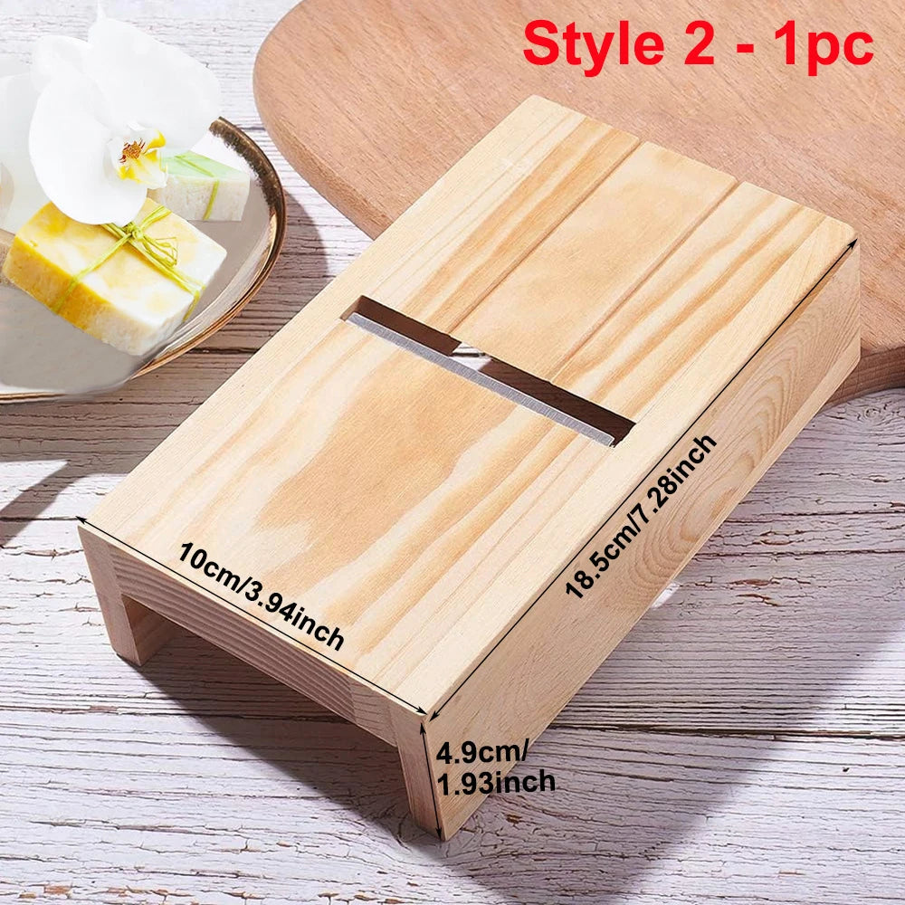 Soap Cutter & Planer Set - Wood & Wire Loaf Cutting Tools, 7 Styles