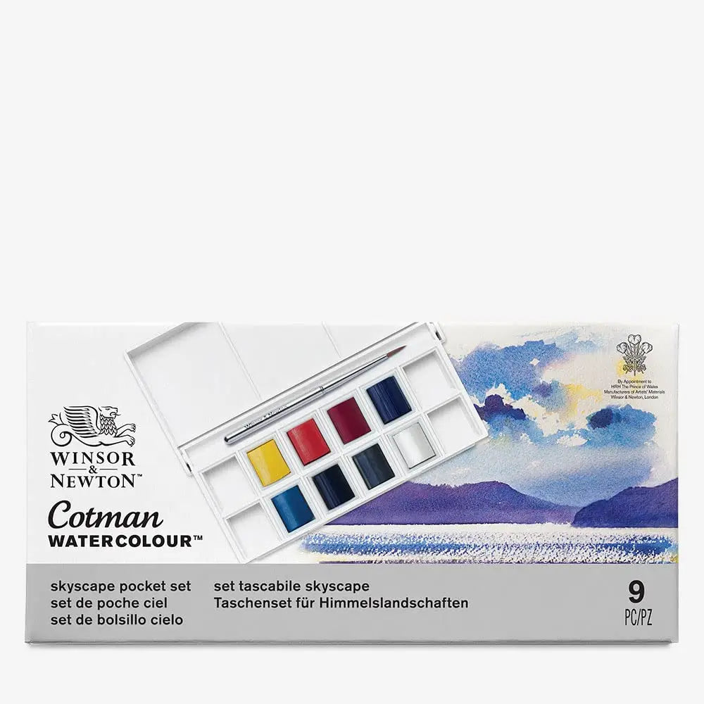 Winsor & Newton Cotman Watercolor Paint Set — Half Pan & Tube Sets