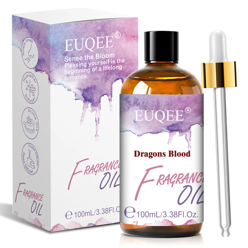 EUQEE 100ml Aroma Fragrance Oil Japanese Magnolia Bubble Gum Coconut & Vanilla Freesia Fragrance Oils For Diffuser Humidifier