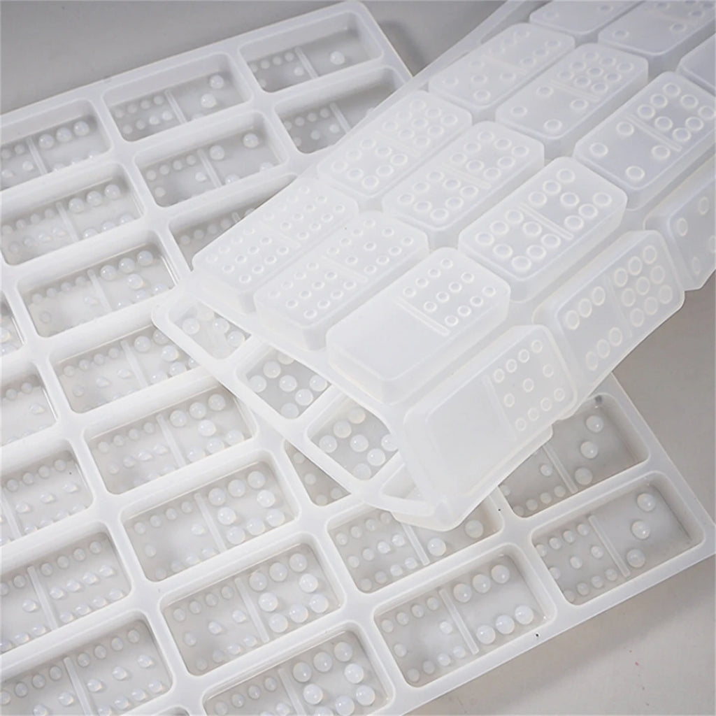Silicone Domino Block Mold for Resin Casting Epoxy Resin Mold Suitable DIY Board Games Handicrafts and Gifts Silicone Resin Mold