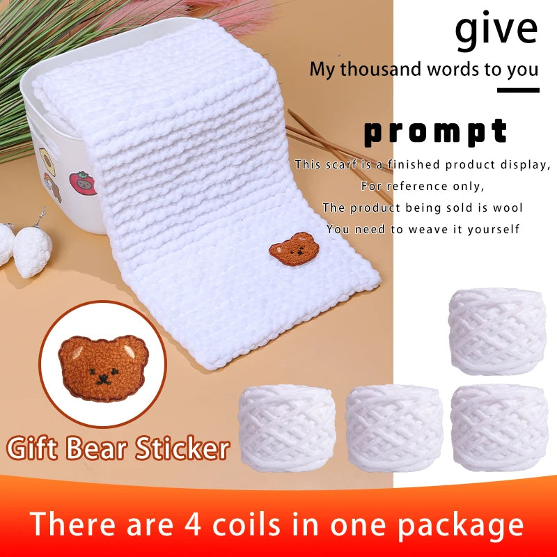 Yarn Pack for Handmade Scarves, Knitting Projects & Thoughtful Craft Gifts