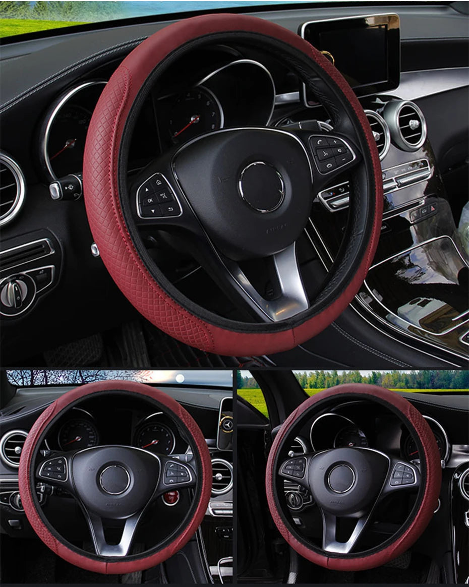 37-39CM Steering Wheel Cover Anti Steering Wheel Cover Anti-Slip Comfort