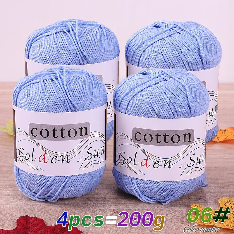 Yarn, Medium-Fine for Crochet Sweaters, Vests, Hats & Small Blankets