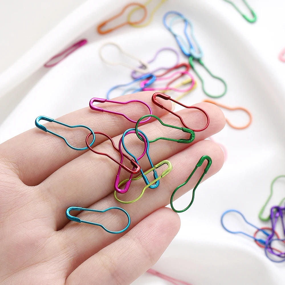Safety Pins Colorful Gourd Shape Paper Clip Sewing Tools Metal Craft Supplies