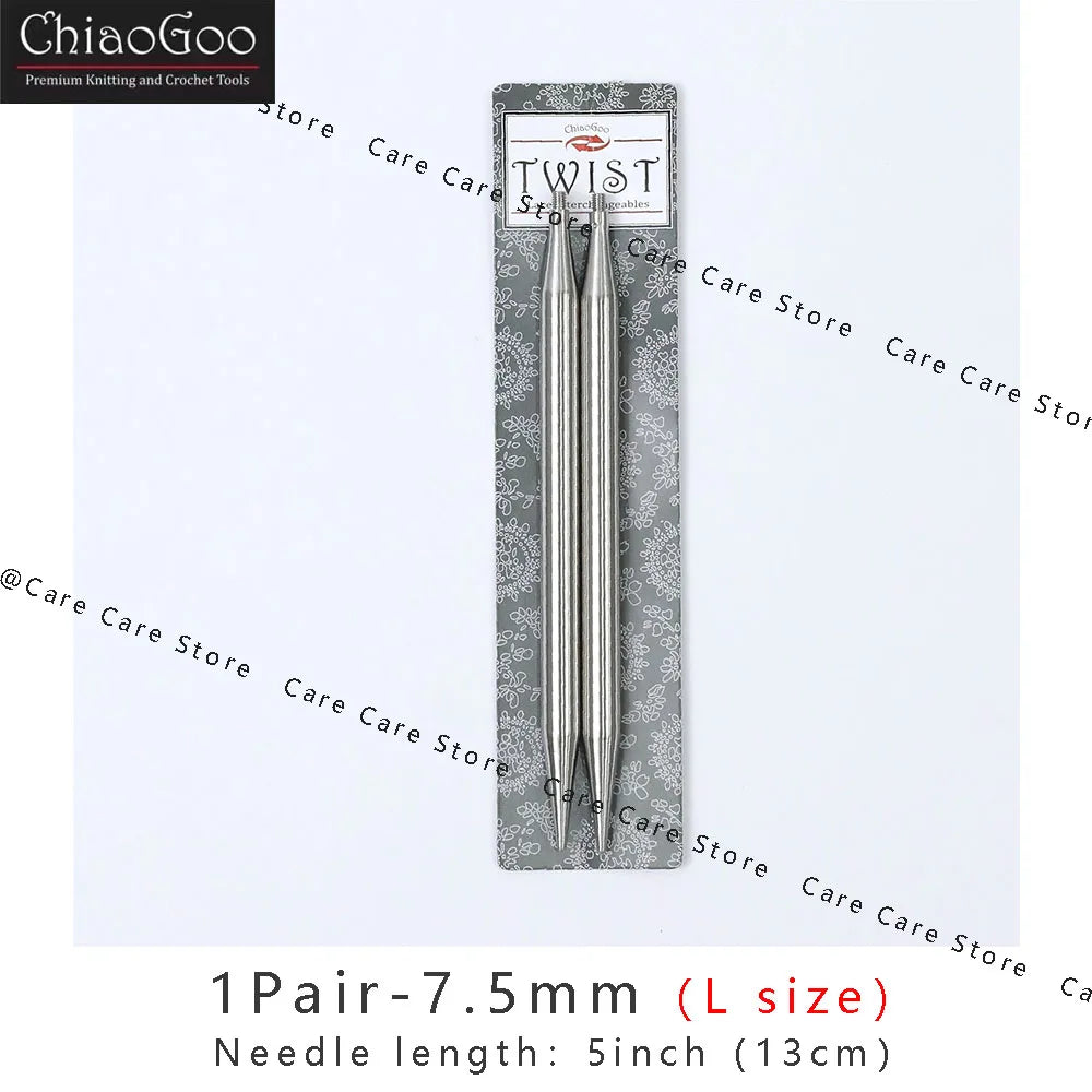Knitting Needle Tips, ChiaoGoo TWIST Lace for Interchangeable Yarn Crafts