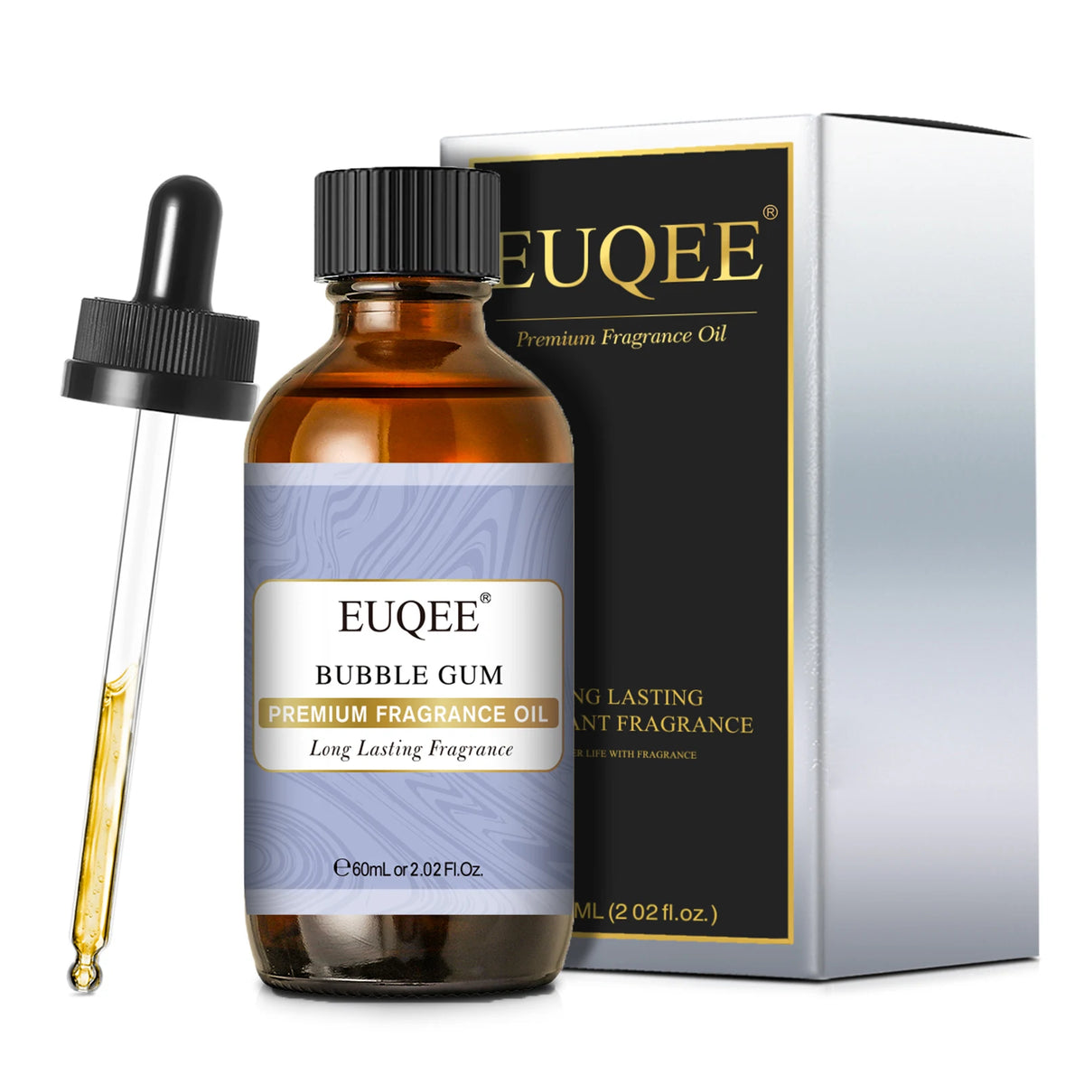 EUQEE Premium Fragrance Oil 60ml Glass Dropper Candle Soap Diffuser 13 Scents