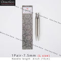 Knitting Needle Tips, ChiaoGoo TWIST Stainless Steel Interchangeable Pair
