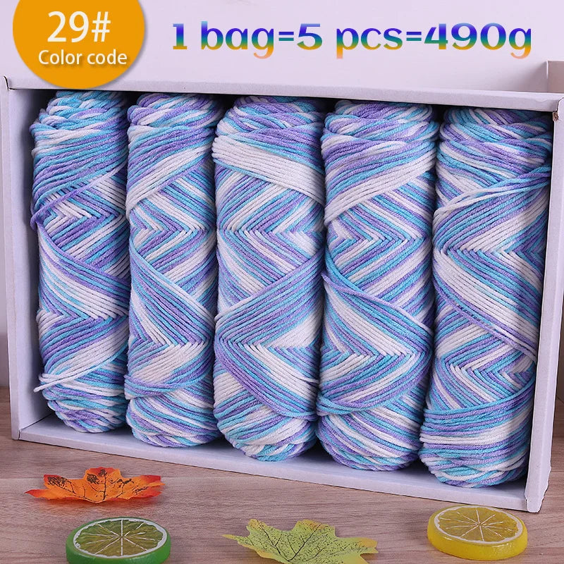 Yarn, Color Gradient for Knitting Sweaters, Scarves, Hats & Handmade Gifts