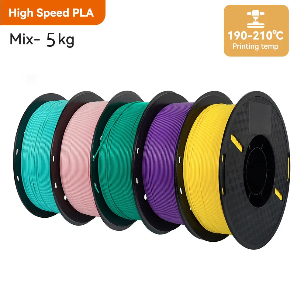 3D Printer Filament HS-PLA High Speed 1.75mm 5KG or 10KG KINGROON