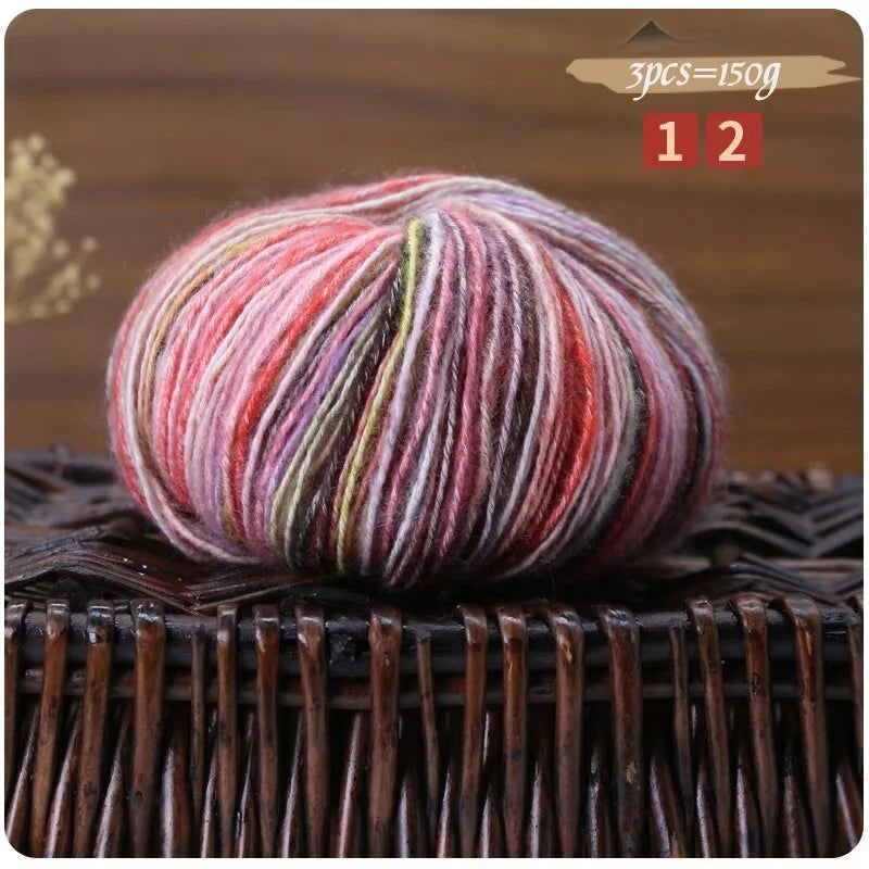 Yarn, Camouflage Colors for Hand Knitting Sweaters & Crochet Projects