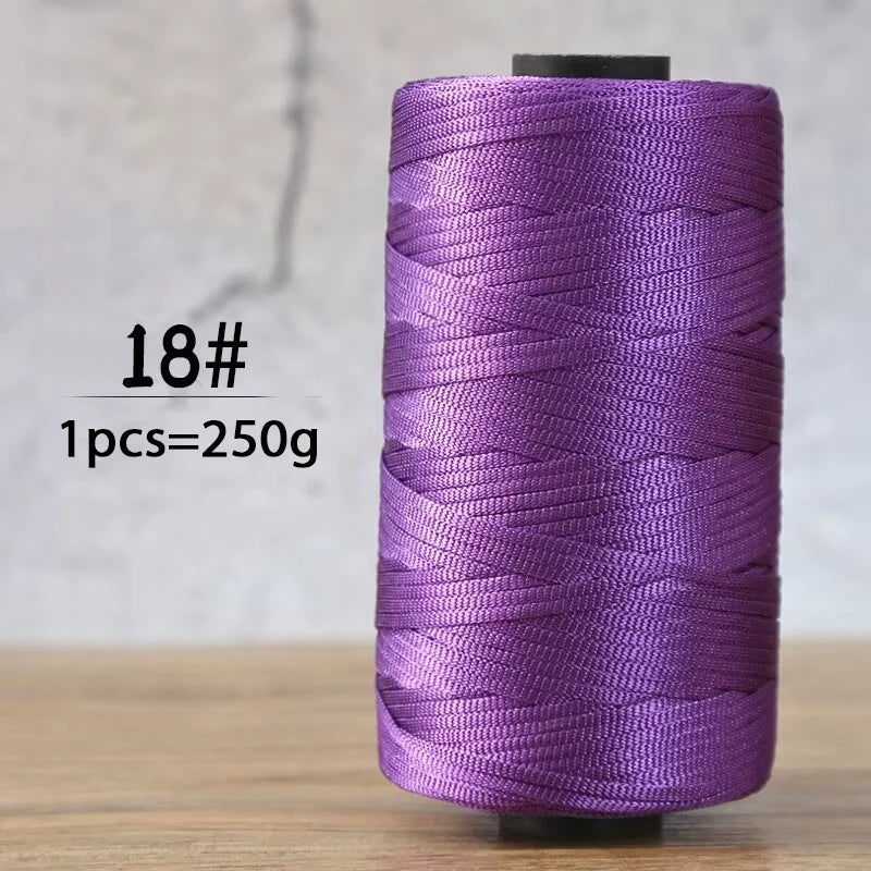 Yarn, Flat Ribbon for Crochet Sun Hats, Sandals, Bags & Summer Crafts