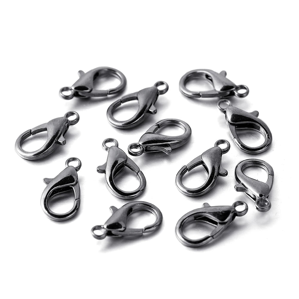 Lobster Clasps Metal Bracelet Necklace Connectors DIY Jewelry Making