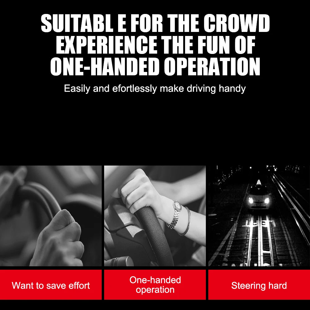 Labor Saving Car Steering Wheel Steering Wheel Cover Anti-Slip Comfort
