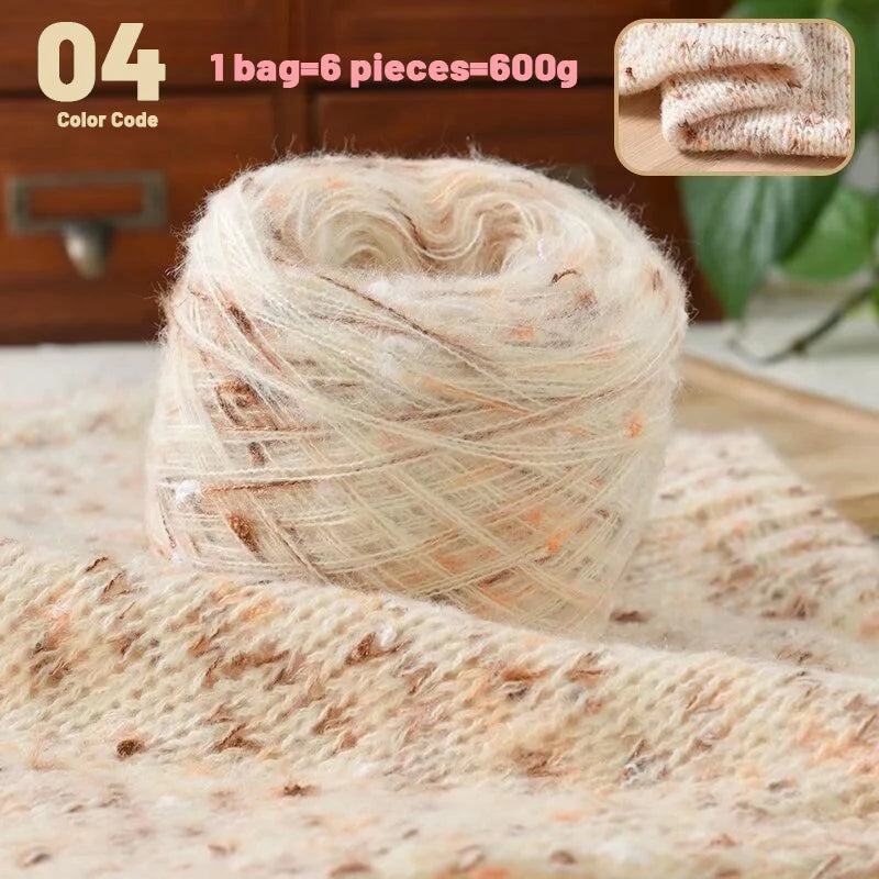 Yarn, Rainbow Colors for Sweaters, Scarves, Hats, Blankets & Shawls