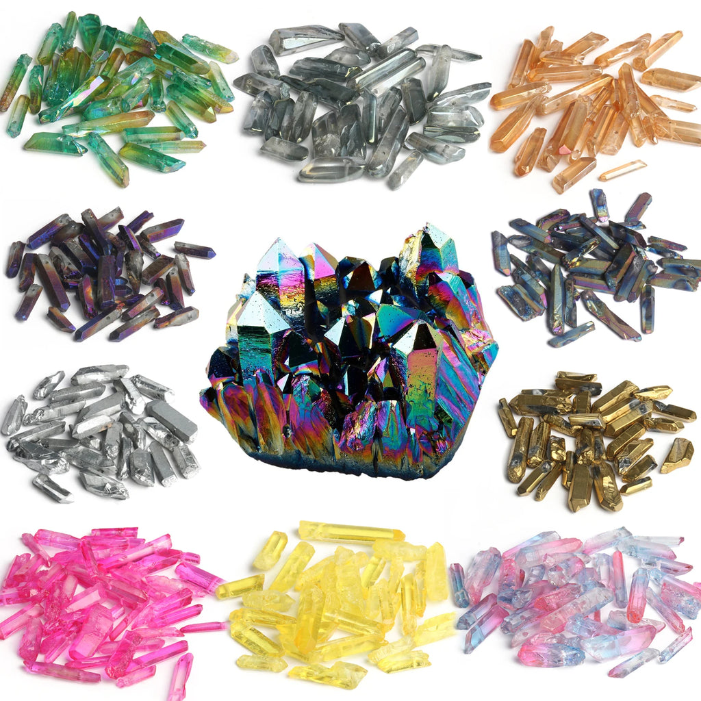 Stone Beads Quartz-Style Top-Drilled Point Sticks for DIY Jewelry Making