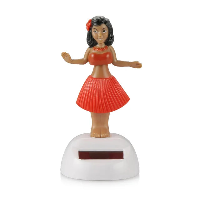 Car Ornament Solar Powered Dancing Car Dashboard Ornament Decoration