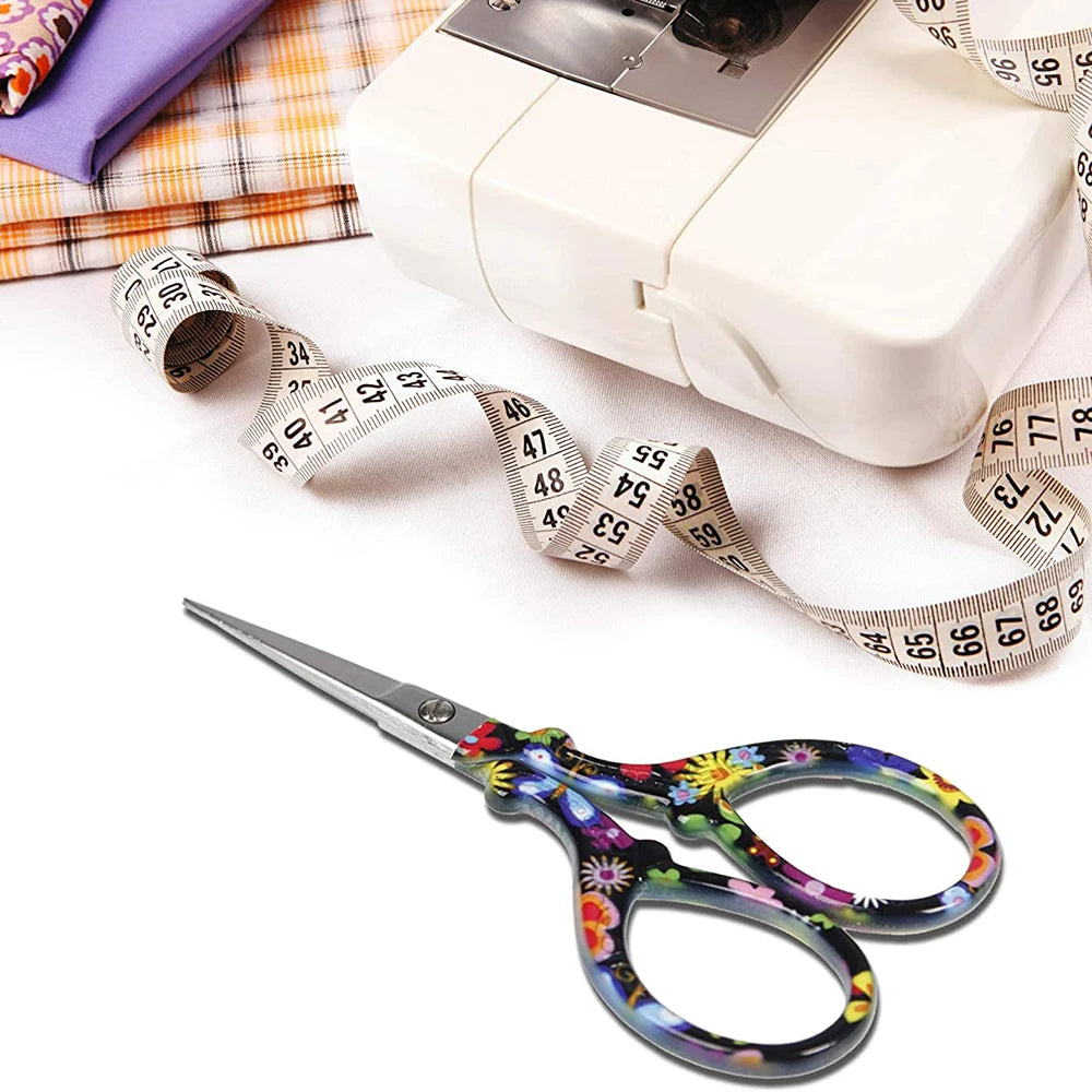 Embroidery Scissors with Protective Cover for Sewing & Needlework Crafts