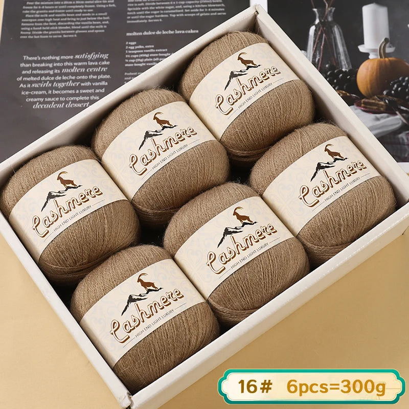 Yarn, Fine for Hand Knitting Sweaters, Scarves, Hats & Winter Accessories