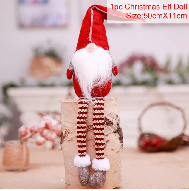 Christmas Doll Ornaments Merry Christmas Decorations For Home Xmas Decor Gifts