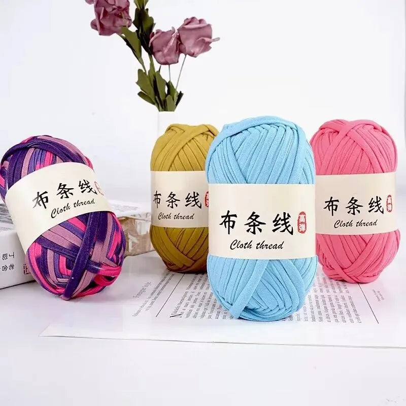 Yarn, Thick Fabric for Handmade Rugs, Bags, Toys & Slipper Crochet Crafts
