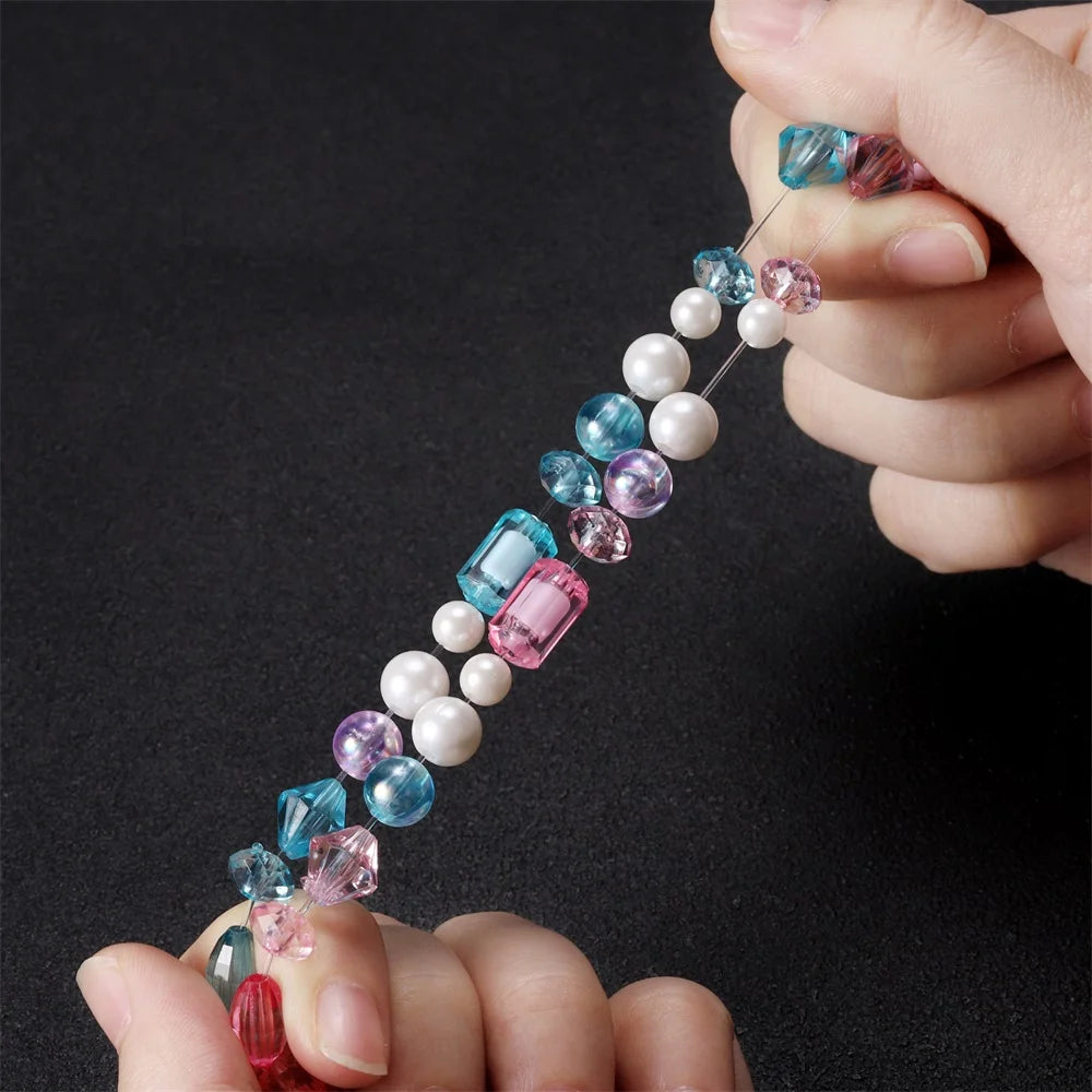 Beading Cord . Elastic Stretch String Fibre Crafting Line Seed Craft Supplies