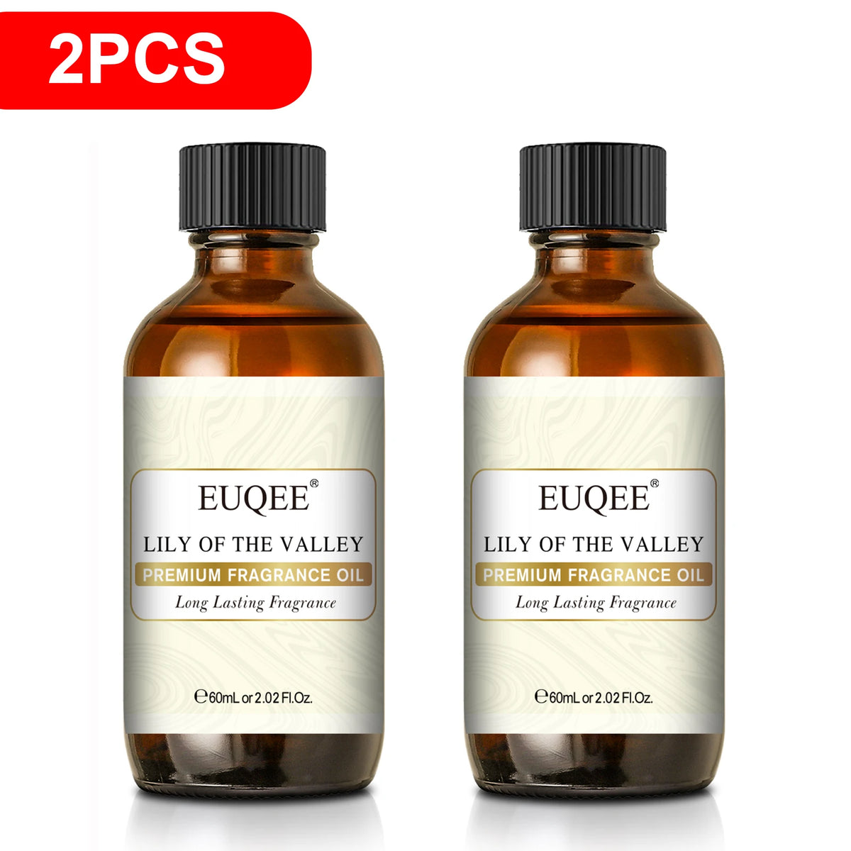 EUQEE Premium Fragrance Oil 60ml Glass Dropper Candle Soap Diffuser 13 Scents