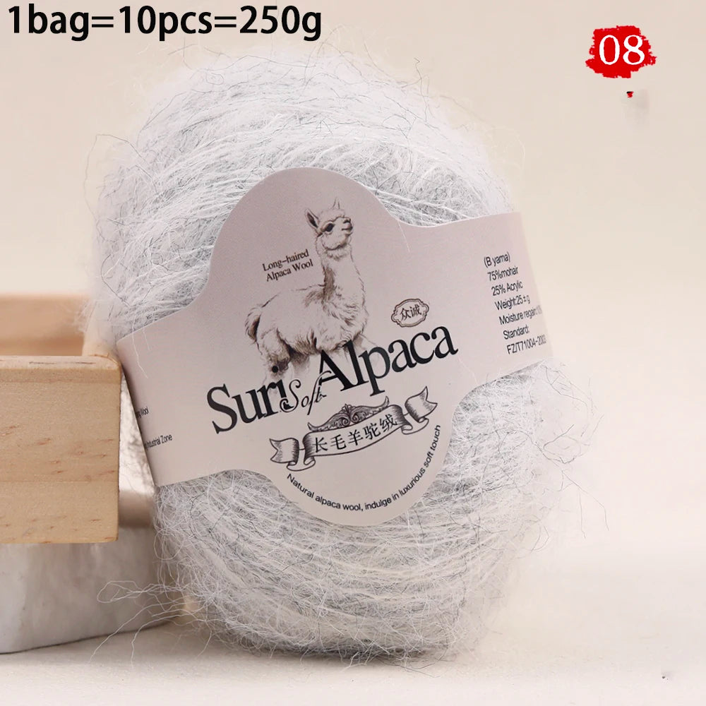 Yarn, Long-Pile Multicolor for Sweaters, Gloves, Shawls & Decorative Crafts