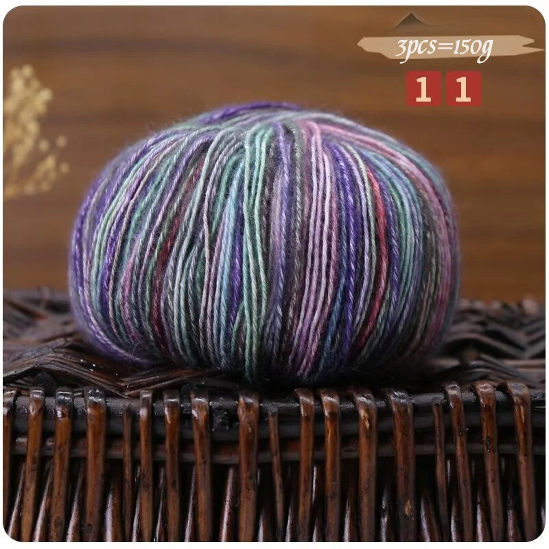 Yarn, Camouflage Colors for Hand Knitting Sweaters & Crochet Projects
