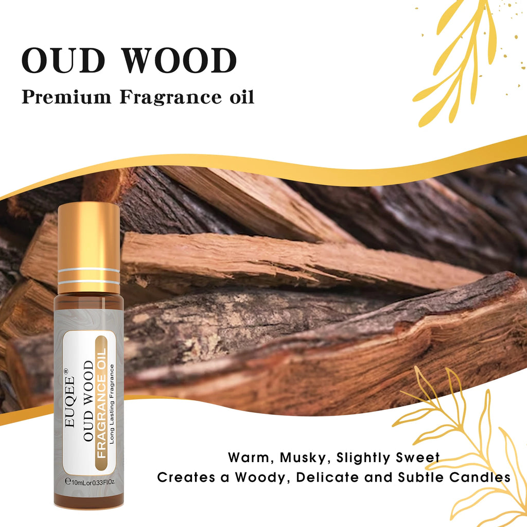 EUQEE 10ml Premium Men's Fragrance Oil For Car Diffuser Aromatherapy Vanilla Musk Leather Amber Romance Aroma Essential Oils