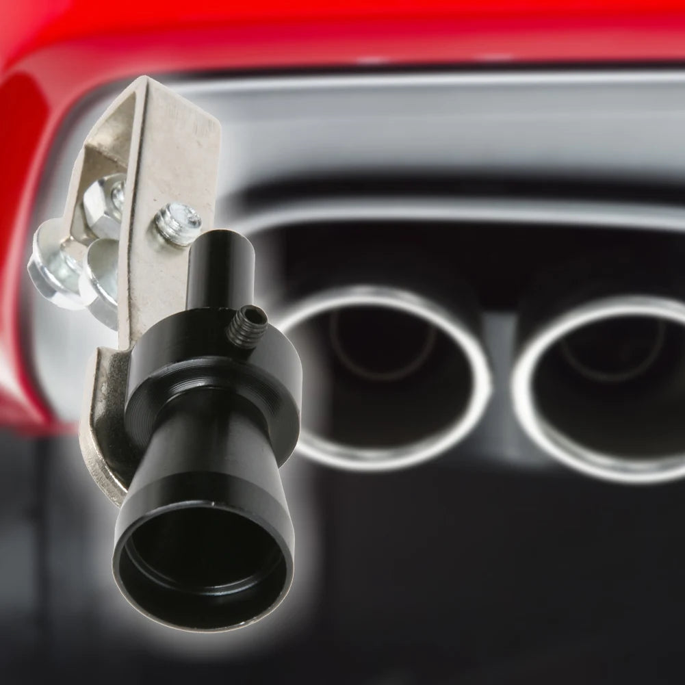 Universal Car Turbo Sound Whistle Exhaust Pipe Blue Tip | Aluminum Alloy
