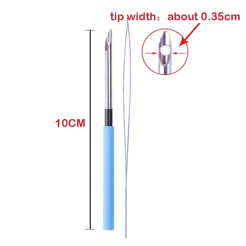 Punch Needle Tool, Adjustable Brass Needle for Embroidery & Rug Hooking