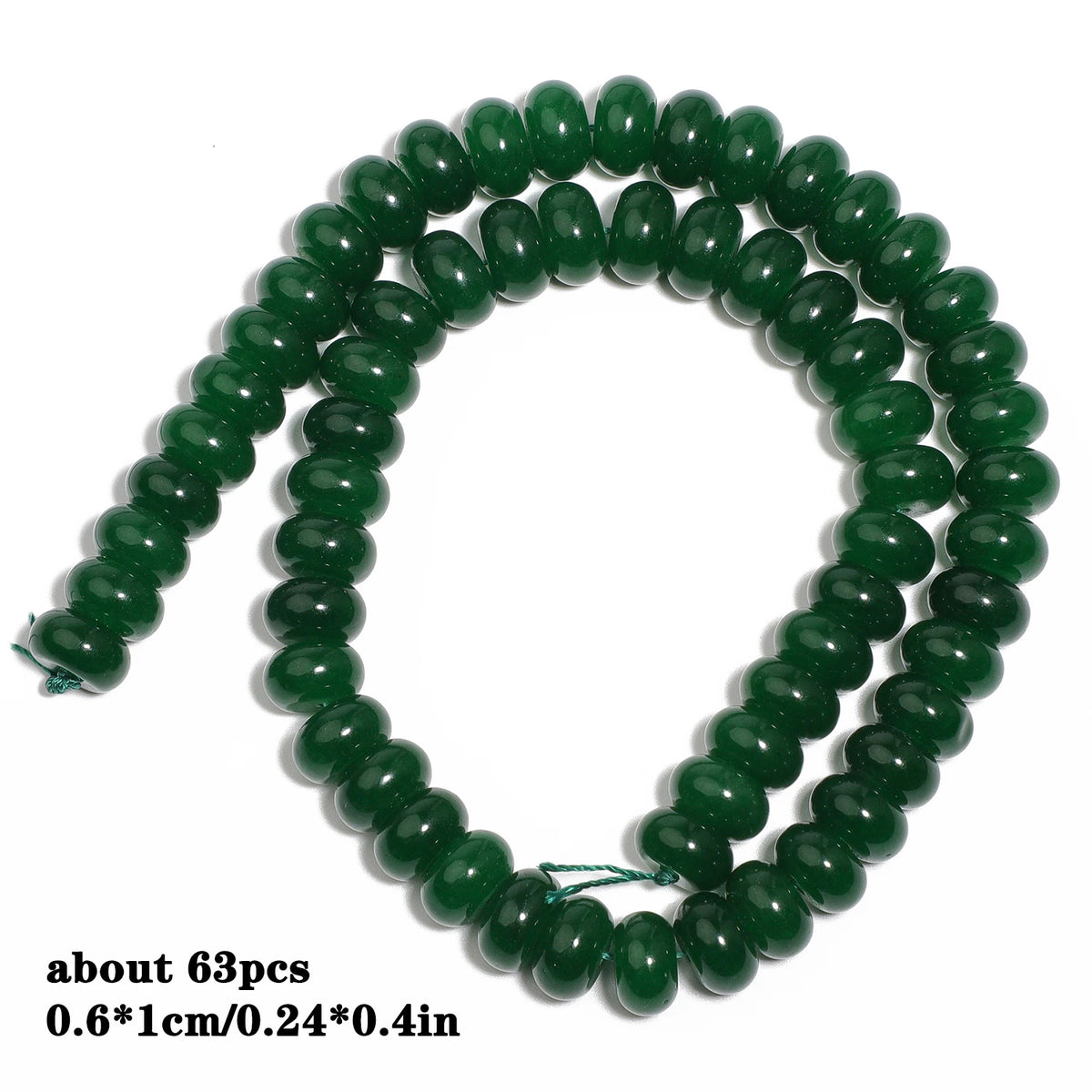 Stone Beads Green Chalcedony-Style Mixed Shapes for DIY Jewelry Making