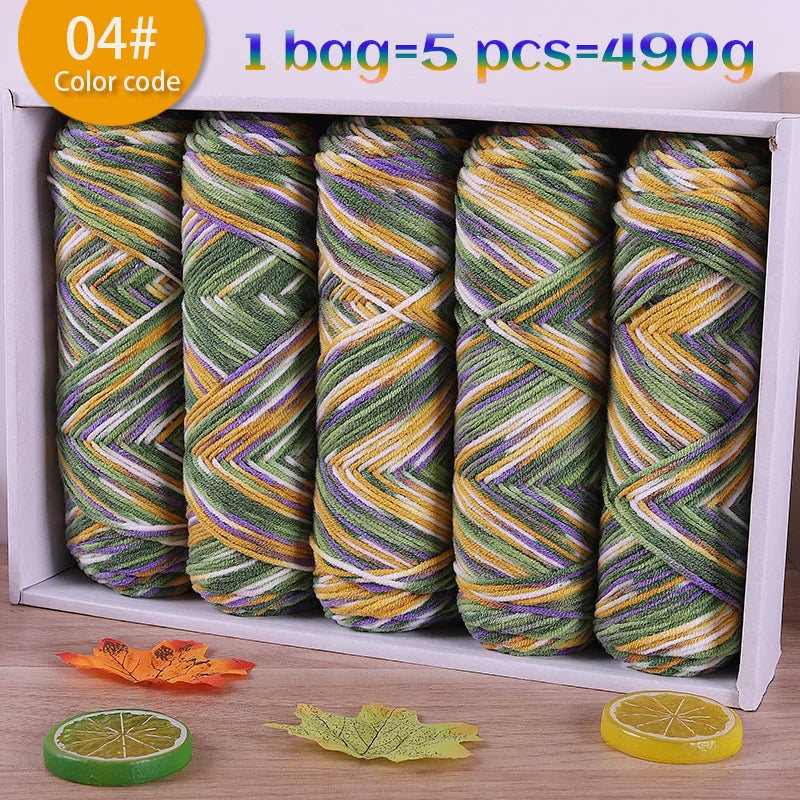Yarn, Color Gradient for Knitting Sweaters, Scarves, Hats & Handmade Gifts