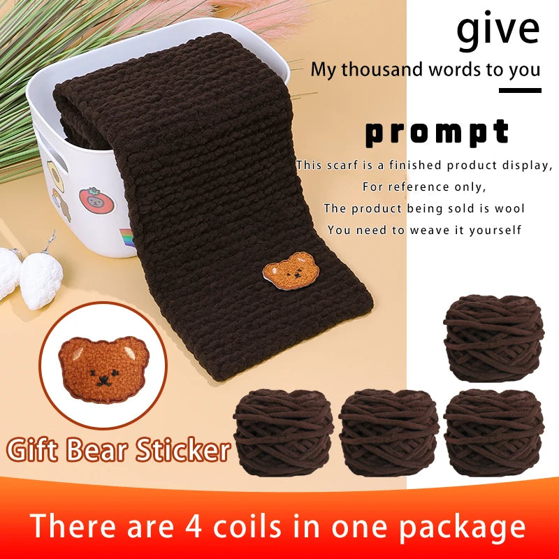 Yarn Pack for Handmade Scarves, Knitting Projects & Thoughtful Craft Gifts