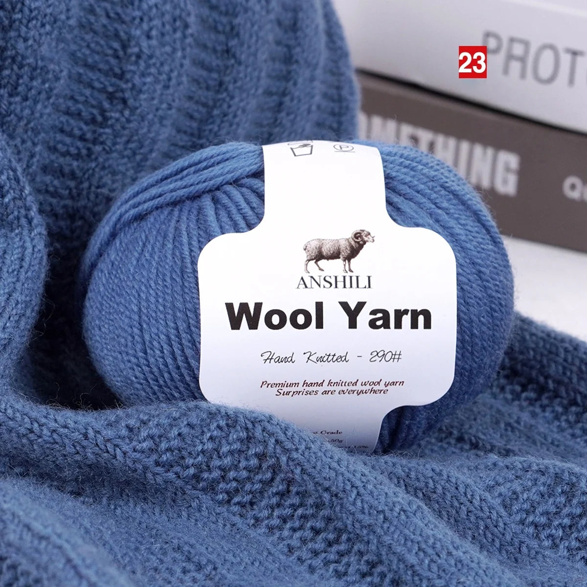 Yarn, Medium-Thick for Sweaters, Scarves, Gloves, Blankets & Cozy Crafts