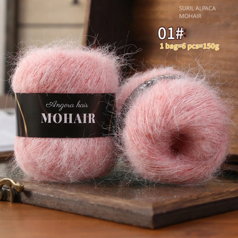 Yarn, Colorful for Crochet Sweaters, Openwork Coats, Hats & Shawls