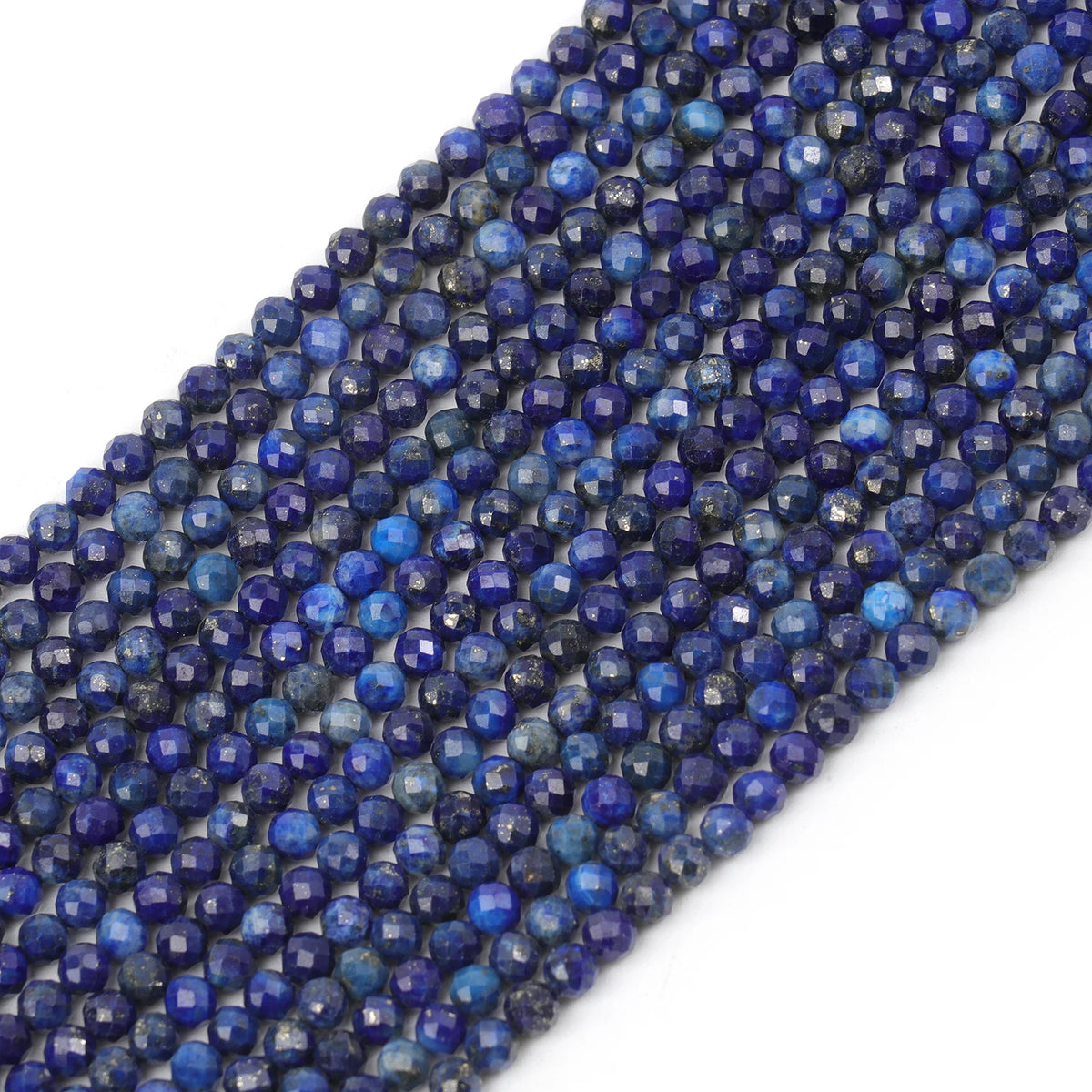 Stone Beads Tiny Faceted Blue Lapis Tourmaline Styles for DIY Jewelry Making
