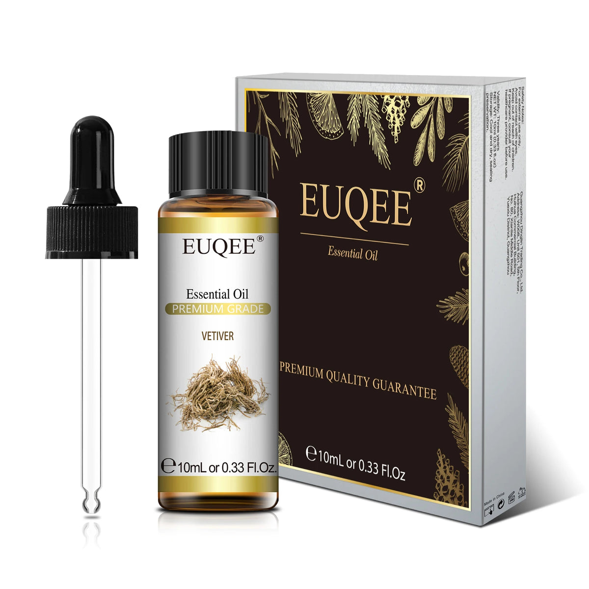 EUQEE Pure Essential Oil 10ml 31 Scents Dropper Diffuser Candle Soap Massage