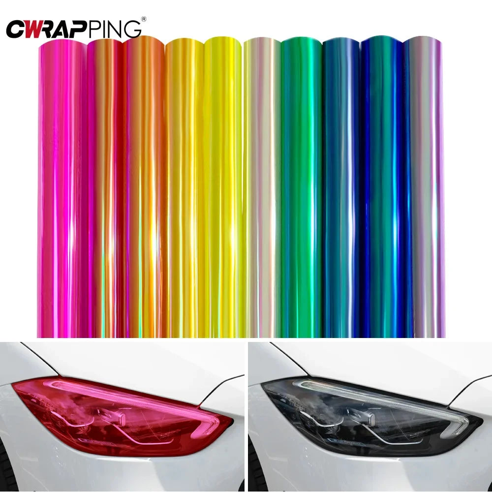 Headlight Tint Film Chameleon Color Changing PVC Taillight Wrap