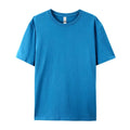 T-Shirt Unisex Solid Color 100% Cotton Loose Fit Short Sleeve Candy Color Tee
