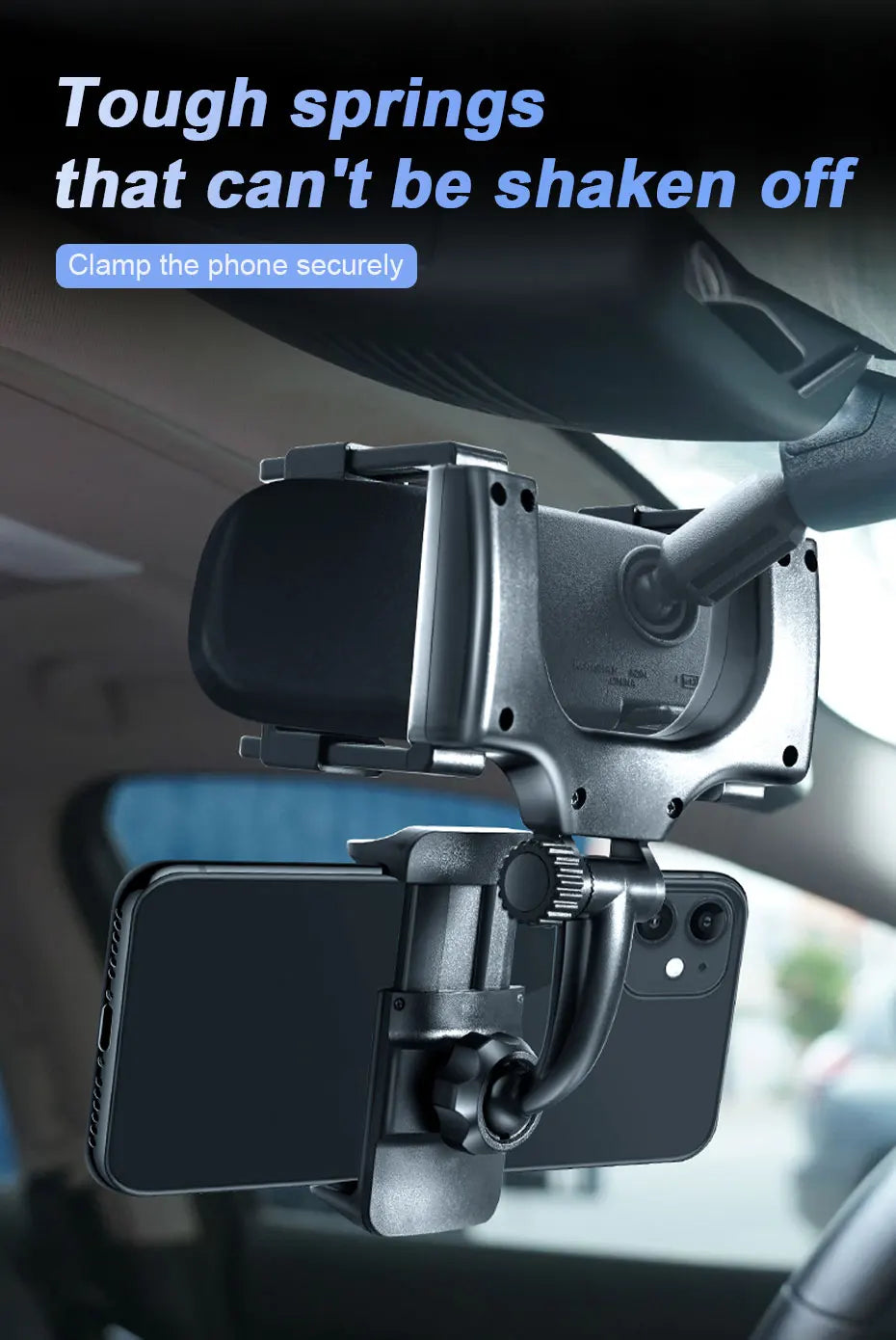 SEAMETAL Rearview Mirror Phone Holder Premium Quality Replacement Accessory