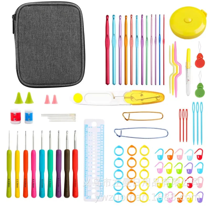 Knitting Needles, Circular Set for Handmade Yarn Crafts & Beginner Projects