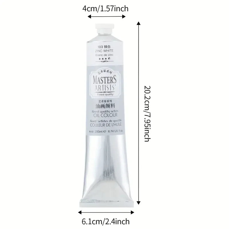 Marie's Oil Paint — 200ml Jumbo Tube, 14 Colors Available