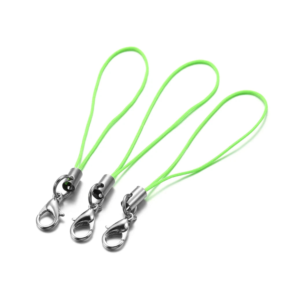 Keychain Cords with Lobster Clasps Lanyard Straps DIY Jewelry Making