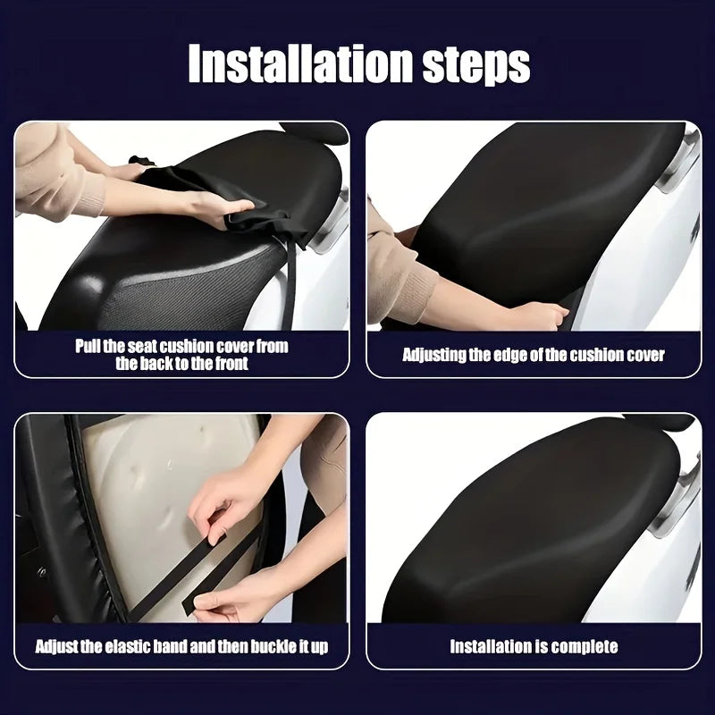 1 pc Motorcycle Black Seat Premium Quality Replacement Accessory