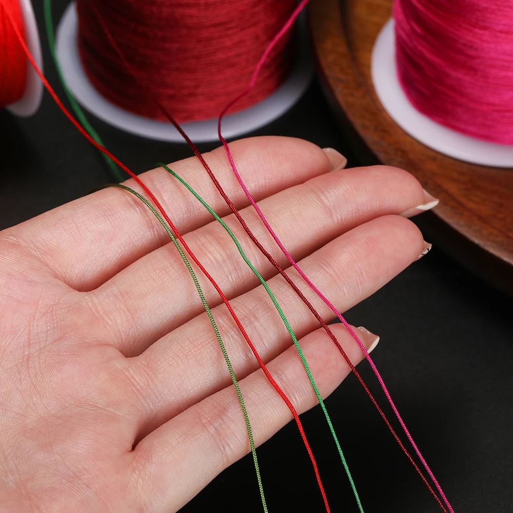Nylon Beading Thread Multicolor Knotting Rope DIY Jewelry Making Craft Supplies
