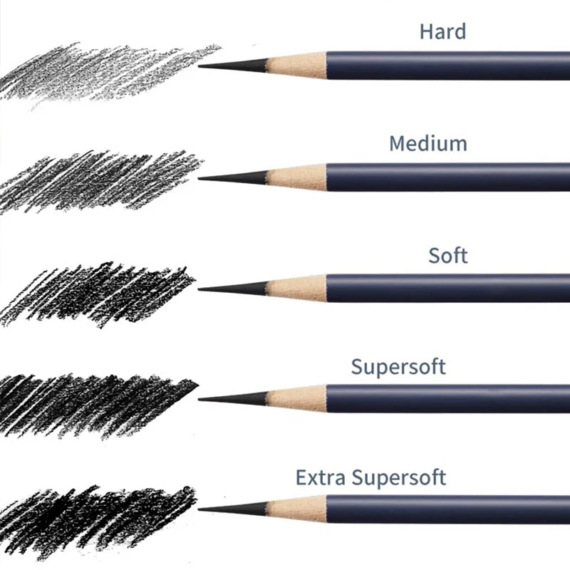 Faber-Castell Goldfaber Charcoal Pencils — 5 or 10 Piece Mixed Set