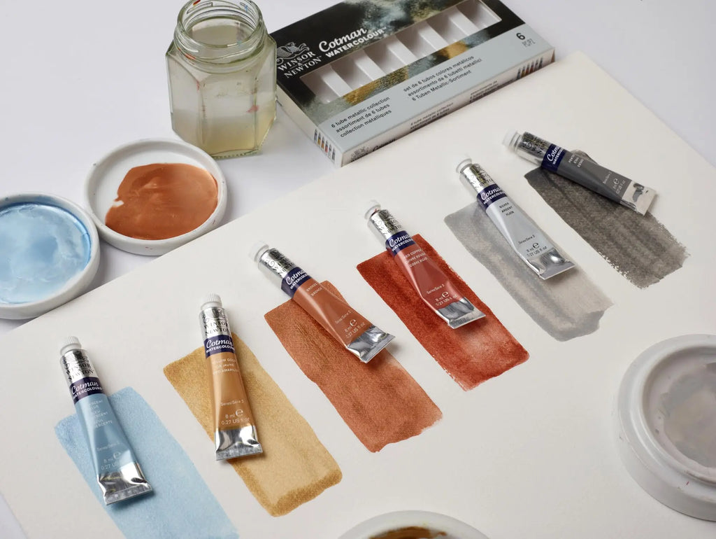 Winsor & Newton Cotman Watercolor Paint Set — Half Pan & Tube Sets