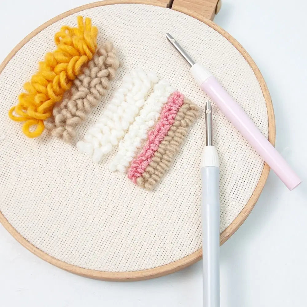 Punch Needle Tool Set, Embroidery Pen for Handmade Stitching & Yarn Crafts