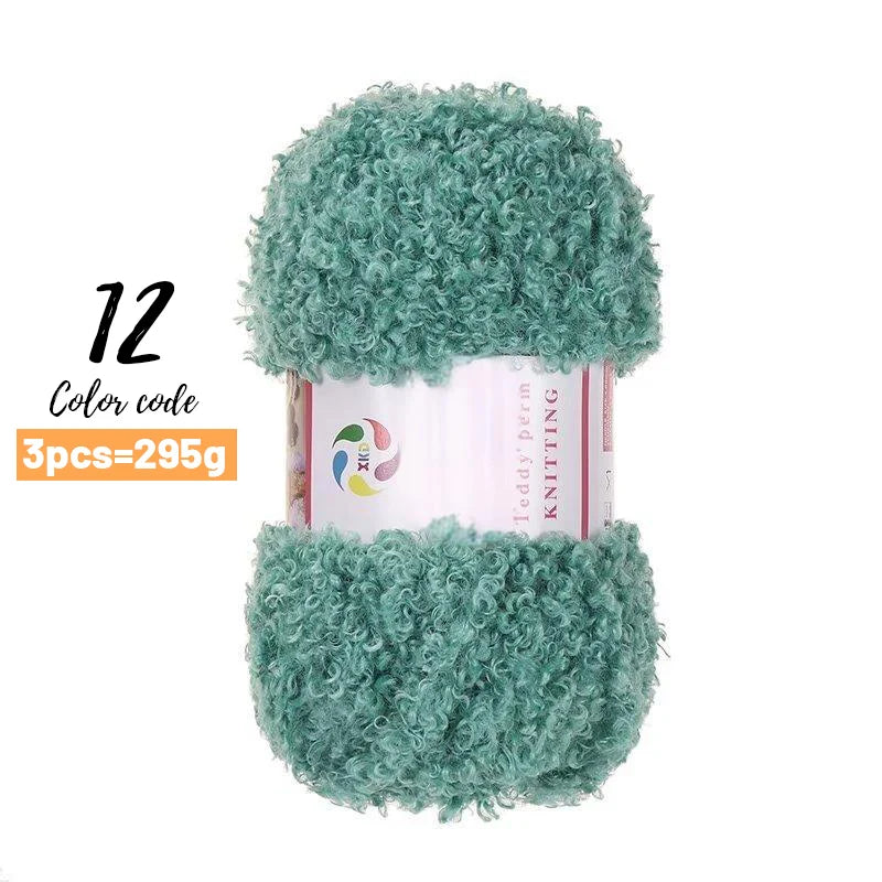 Yarn, Teddy-Style Faux Fur for Scarves, Sweaters, Bags & Cozy Home Crafts
